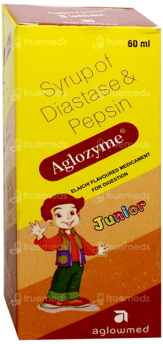 Aglozyme Junior Elaichi Flavoured Syrup 60Ml